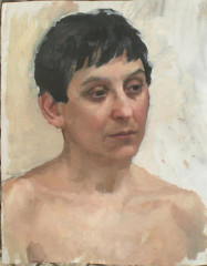 Studie hlavy, olej na plátně, 2006