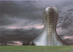 Návrh mrakodrapu 3d simulace, 2006