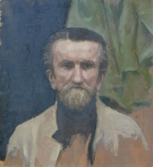 Starý muž, olej na plátně, 1996