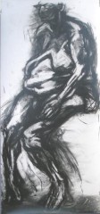 Studie figury, student přijat na AVU, obor kresba, 1998