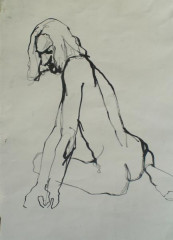 Pohybová studie, tuš, 2000