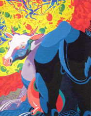 Zvíře, akryl na plátně, 2004
