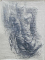 Figura, uhel, student přijat na AVU, obor kresba, 1999